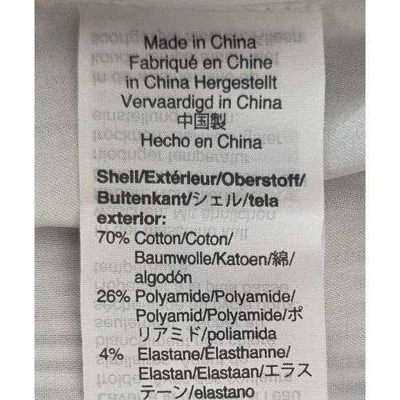 J. Crew Blue & White Striped Seersucker Button Pockets Skirt Preppy Womens Sz 14 - Picture 7 of 8